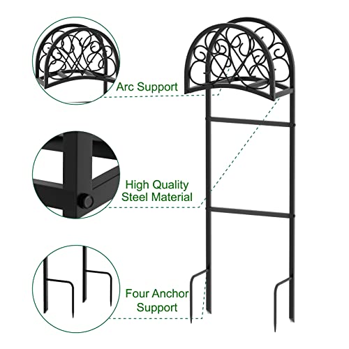 Dosker Garden Hose Storage Rack Heavy Upgrade Duty Metal Hose Holder, Freestanding Water Hose Storage Hook For Expandable Hose Hose Reel Pocket Hose Magic Hose Flexable Hose For Outdoor Backyard,Black #TOP3