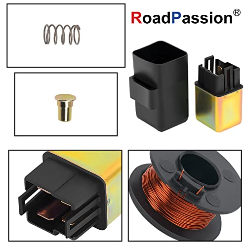 Road Passion 3303-143 38500-KKDK-900 Relé Solenoide de Arranque Sustituto para Kymco Filly 50 LX con Scooters 50cc 2000-2006/ Mongoose 70 con ATV 69cc 2007-2014/ Mongoose 90 con ATV 89cc 2004-2010 miniatura 4