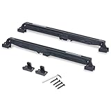 Industrial By Design - Soft-Close Mechanism for Sliding Barn Door - Powder Coated Steel (Black),