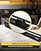 KYX Running Boards & Steps Nerf Bars Fit for 2019-2025 Chevy Silverado GMC Sierra 1500; 2020-2025 2500 3500HD | Crew Cab | A Pair Car Door Side Steps Nerf Bars Truck Boards Step Rails-Triple Tube