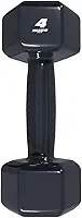Rmg8 Fit - HALTER 4KG EMBORRACHADO SEXTAVADO PRETO