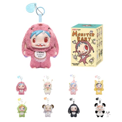 مجموعه Polar POP MART Monster Baby آویز مخمل دار نسخه 1 جعبه کور پاپ مارت
