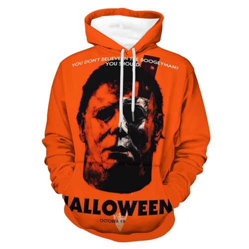ZHANGXM Adult Sweater Sweatshirts Halloween Michael Myers Casual Long Sleeve Pullover Sweatshirt Outfits Fall Clothes - Main Image