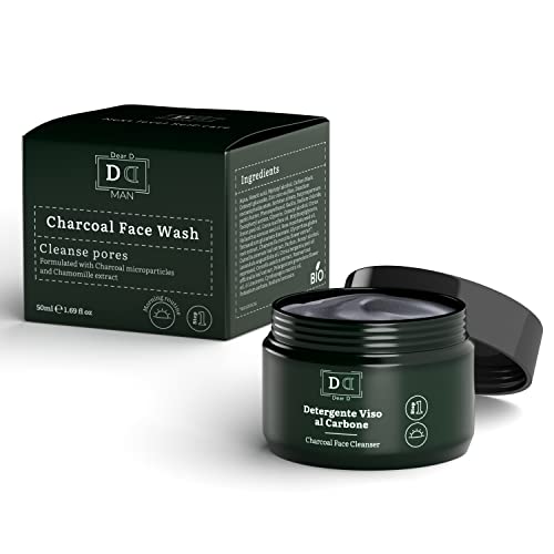 Dear D Männer Face Wash | Aktivkohle Gesichtsreinigung Mit Antbakterieller Und Peelender Wirkung | Perfekt Für Fettige Und Trockene Haut | Reisetaugliche Gesichtsreiniger 50ml Dear D Männer Face Wash | Aktivkohle Gesichtsreinigung Mit Antbakterieller Und Peelender Wirkung | Perfekt Für Fettige Und Trockene Haut | Reisetaugliche Gesichtsreiniger 50ml