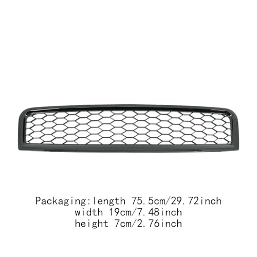 Rejilla de parachoques delantera compatible con A4 B6 modelos de 2002 a 2005 2