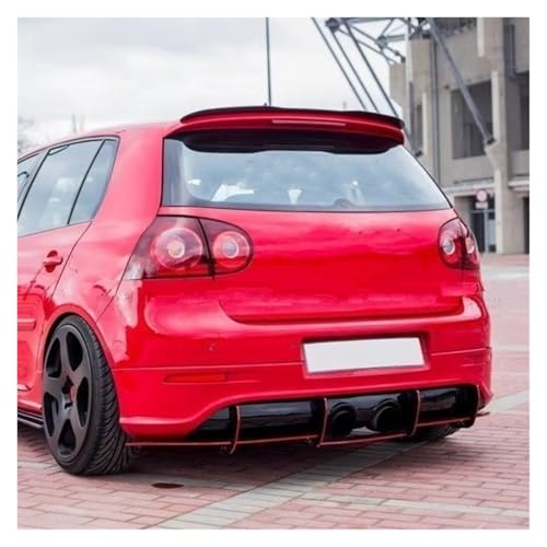 Becquet Golf 5 pour GTI R32 avec aile arrière noir brillant