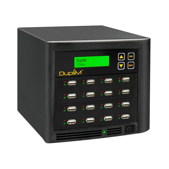 DupliM 1:15 USB Flash Drive Duplicator Stand-Alone Burner Cloner Copier (1 to 15)