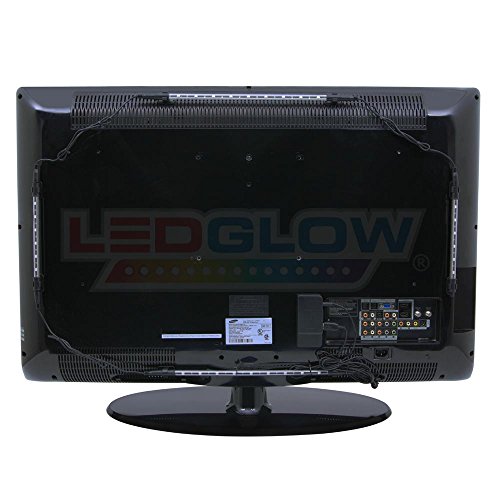 image for LEDGlow 4pc Million Color LED Home Theater TV Accent Bias Lighting Kit