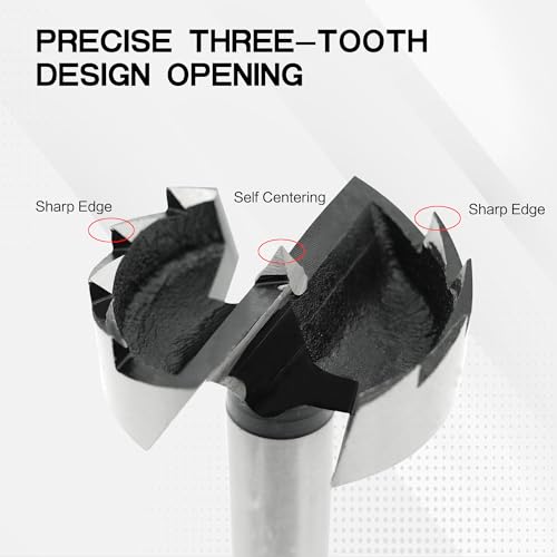 Gmtools Forstner Bit Set, 8Pcs Forstner Drill Bits For Wood thumb #2