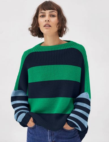 Image of Ugerlov Women's Oversized Sweaters Batwing Sleeve Mock Neck Jumper Tops Chunky Knit Pullover Sweater