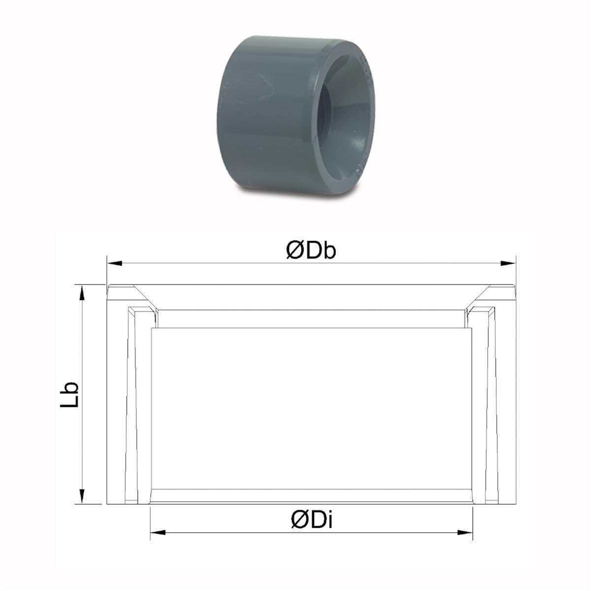 Manicotto Ridotto Femmina / Femmina - Filetto - PN 16 Bar - Italy Water - Foto 8