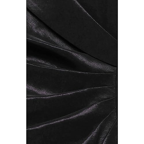 Image of Alex Evenings Women's Short Taffeta Portrait Collar Dress (Missy Petite Plus)