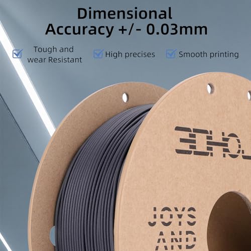 Image of 3DHoJor Carbon Fiber PLA Filament 1.75mm Purple 1KG, PLA-CF Filament 3D Printer Filament Dimensional Accuracy + /- 0.03mm, Fits for Most FDM 3D Printers-Purple