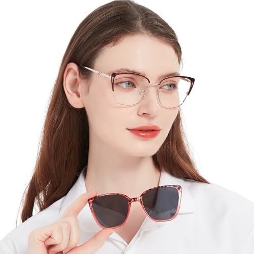 Image of OCCI CHIARI UV Blue Light Glasses for Women Fashion Cat Eye Polarized Sunglasses