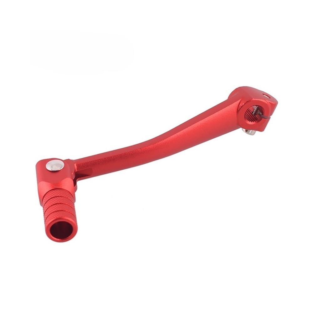 Fuyrhp Red Gear Shifter Lever Modified Off-Road Motorcycle Folding Gear Lever For Cqrcrf50 70 110 Gear Shift Lever Shift Peg Shifter Lever