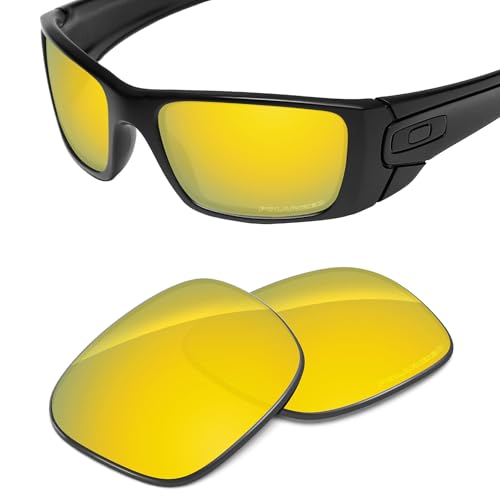 Image of Performance Replacement Lenses Compatible with Oakley Fuel Cell OO9096 Polarized, UV Protection, Anti-Scratch