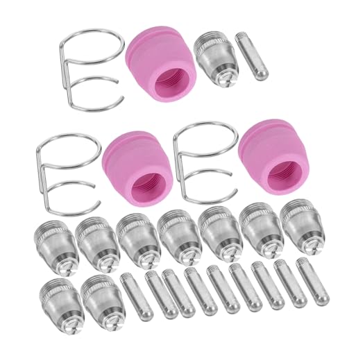 Kit d'accessoires de coupe plasma contenant buses et coupelles de protection compatibles - 2