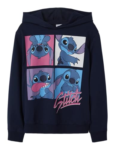 Sweat Name It Nkfinga Stitch Blazer Bleu Marine en maille dense