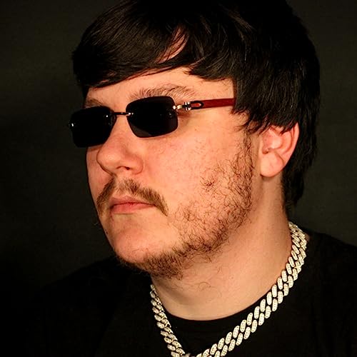 Street Knitted Rimless Gold Frame Vintage Designer Buffs Wood Sun Glasses Unisex Hip Hop Rectangle Sunglasses For Men Women Dark BlackTint Square Retro 90s Old School Frameless Shades For Men3