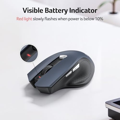 Acer Wireless Ergonomic Mouse with 3 Adjustable DPI - 2.4GHz - Image 6