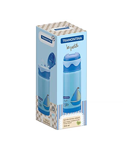 Garrafa Térmica Tramontina Infantil Azul 350 Ml Tramontina Azul Garrafa Term.menino 0, 35l Le Petit