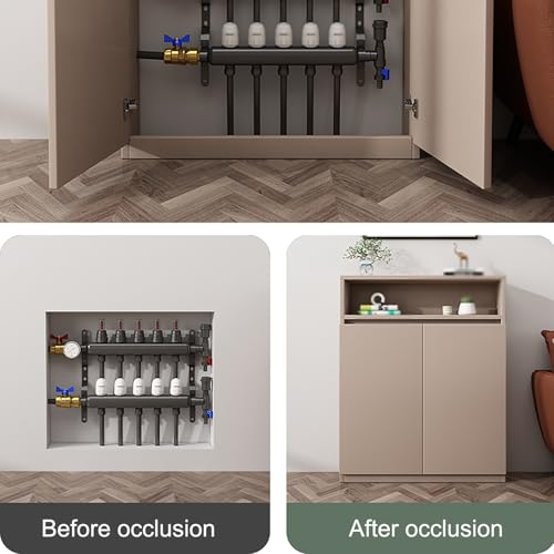 Étagère de protection pour radiateur support robuste salon - 8