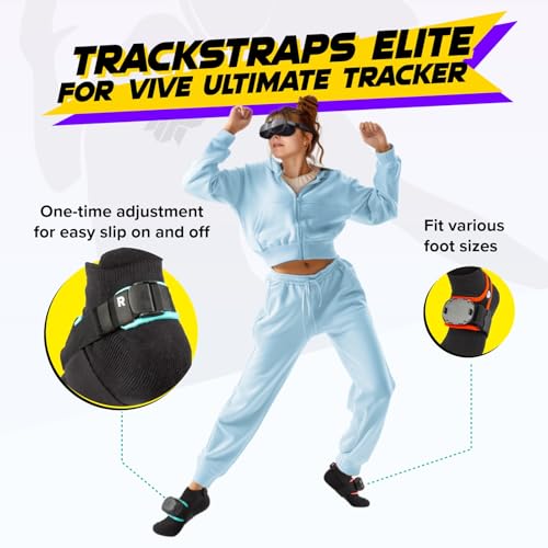 Trackstraps Elite VIVE Ultimate Tracker pour danse et VR Chat - 4