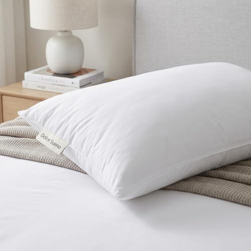 Image of Daily Use Sleeping Pillow | 61x41 Inch | White | Pack of 1 | Pillow Inserts | Super Soft.