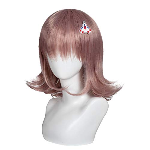 ColorGround Medium Pink Cosplay Wig for Halloween（Only Wig）