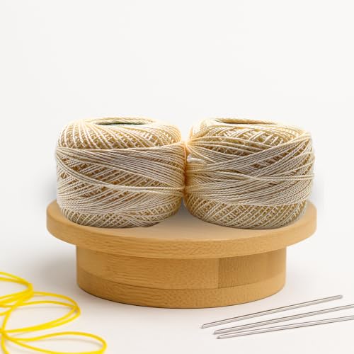 Image of Anchor Knitting Pearl Cotton Fast Colour Thread Yarn - Mercer Pearl Cotton 10gm Yarn (Thickness 1 mm) (Pack of 1 (0386)
