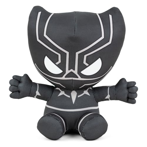 Image of Mirada Marvel Black Panther Soft Plush Toy - 23cm | Official Licensed Superhero Stuffed for Kids, Boys & Girls | Super Soft Cuddly Character Toy for Fans | Ideal for Birthday Gifts /Christmas /Diwali