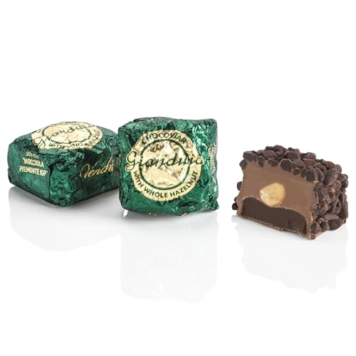 Venchi - Chocoviar Gianduia, Cioccolatini in Busta da 1 Kg, Cioccolato al Gianduia di sola "Nocciola Piemonte IGP", Senza Glutine, Senza Coloranti e Senza Conservanti