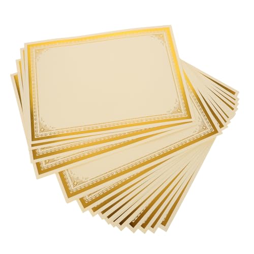 Papier A4 Vierge Pour Certificat 30 feuilles 250g pour imprimante jet d'encre