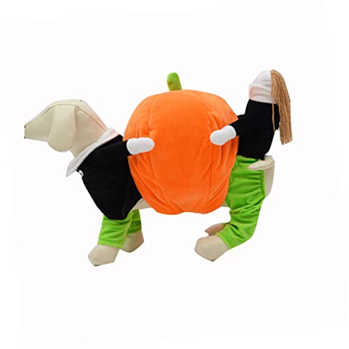 Disfraz de Calabaza para Perro Kisangel Halloween S