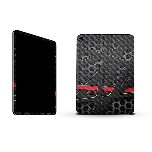 Image of MightySkins Carbon Fiber Skin Compatible with Apple iPad 10.9 inch 10th Gen (2022) Full Wrap Kit - Tech Web | Protective, Durable Textured Carbon Fiber Finish | Easy to Apply | Made in The USA