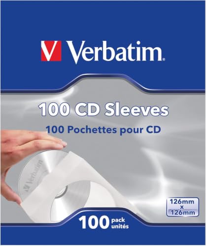 Image of Verbatim CD /DVD Paper Sleeves-with Clear Window,(Pack of 1000)