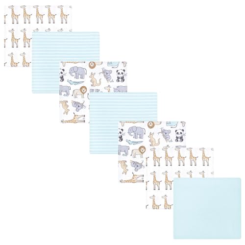 Image of Luvable Friends Little Treasure Flannel Receiving Blankets 7pk