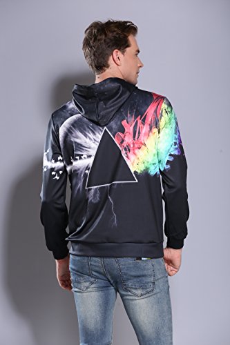 Sankill Felpe Uomo Colourful HD 3D Stampato