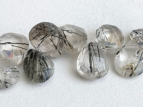 Quartz rutilé perles véritables facettées pour éviter les imitations en plastique - 2
