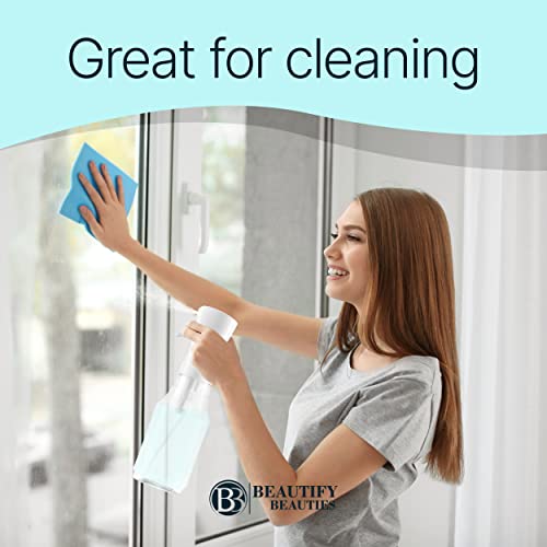Image of BeautifyBeauties Spray Bottle For Hair - Continuous Mister Spray Bottle for Hairstyling, Cleaning, Plants, Pets, Barbers, Salons, Essential Oil Scents (24 Ounce) (Pack of 2)