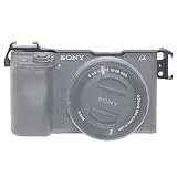 Podwójny adapter do zimnego buta, płyta relokacyjna, łatwy kaptur przedłużacz mikrofonu zimnego buta uchwyt do aparatu Sony Alpha A6400 ILCE-6400, Vlogging Video Making Shooting Accessory