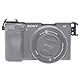 Easy Hood Cold Shoe Relocation Platte Dual Cold Shoe Adapter für Sony Alpha A6400 ILCE-6400, Mikrofon Verlängerung Cold Shoe Mount Bracket Vlogging Video Making Shooting Zubehör