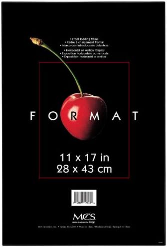 MCSPlastic Format Frame for a 11" x 17" Photograph, Color; Black