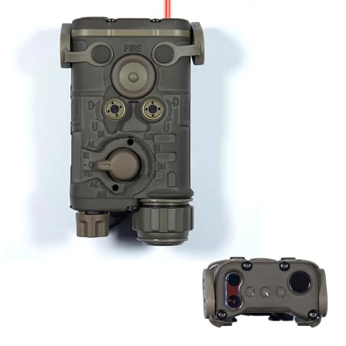 NAGL Laser Pointer IR Illuminated/VIS Laser Deluxe Ver with Full Markings and Labelsfor 20mm Picatinny Rail Mounting(Red Laser)