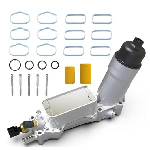 926-876 Aluminum Engine Oil Cooler, Oil Filter Housing Adapter For 2011-2016 Chrysler 200 300, Dodge Charger Challenger Journey, Jeep Wrangler Grand Cherokee, Ram ProMaster 1500, Replace# 68105583AF