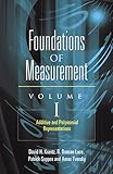 Foundations of Measurement Volume I: Additive and Polynomial Representations (Volume 1) (Dover Books on Mathematics)