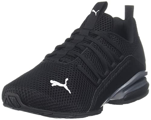 PUMA Axelion LS, Zapatillas para correr Hombre, Negro (Puma Black/Puma Black/Puma White), 42 EU