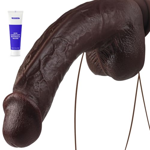 Govosaa 12 XXL Big Black Dildo Realistic Anal Adult Sex Toys for Men