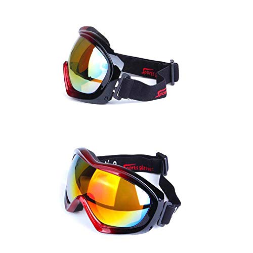 Lunettes de ski anti-brouillard à double écran interchangeable silver - 5