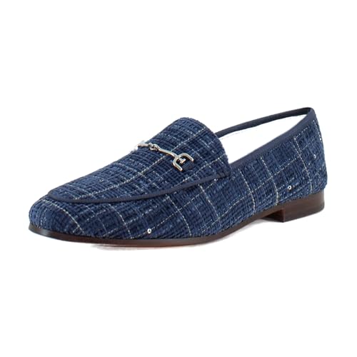Sam Edelman Women's Loraine Loafer Atlantic Blue Tweed 8.5 Medium
